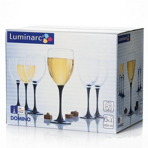 Фужеры для вина DOMINO (Домино) 350 мл. 6 шт.
